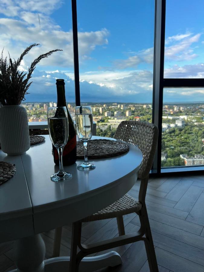 Hanza Tower Szczecin, Floor 21, City - River View Exterior foto